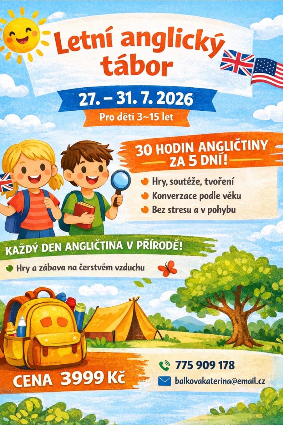 Letní anglický tábor